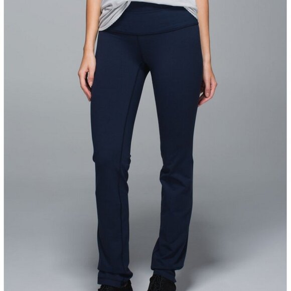 Lululemon Straight-Up Pant Full-On Luon, Inkwell - Picture 1 of 6